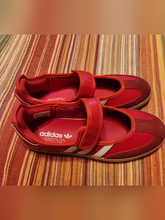 adidas Shoes - Red Addidas Samba MARY JANES Sz 8.5